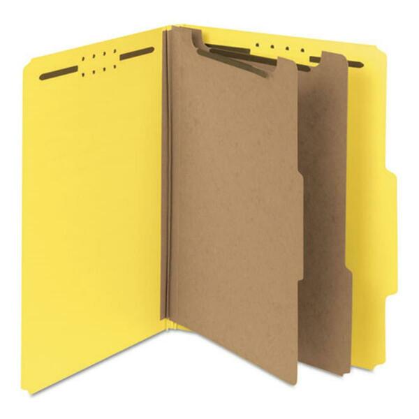 Smead Smead Manufacturing Pressboard Classification Folder- Yellow 14064